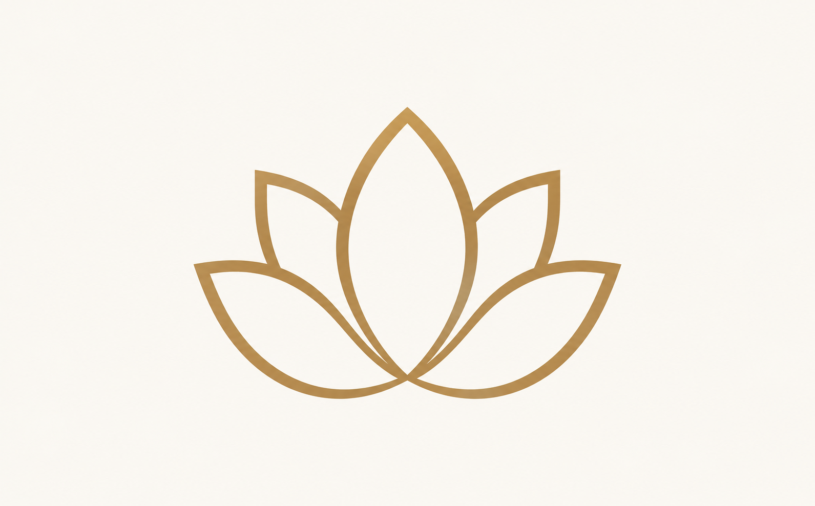 Goldenes Lotus Blumen Icon die für Liebe zum Detail bei Betty Beauty & Hair steht